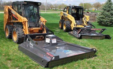 skid steer mowing attachments|skid steer front mower attachment.